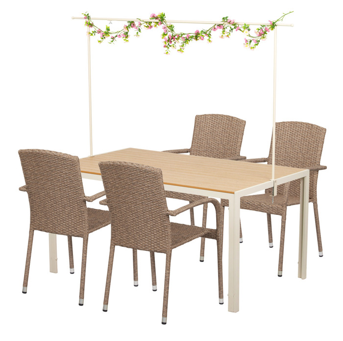 Havestol Lissabon rattan/metal natur - Sunlife®